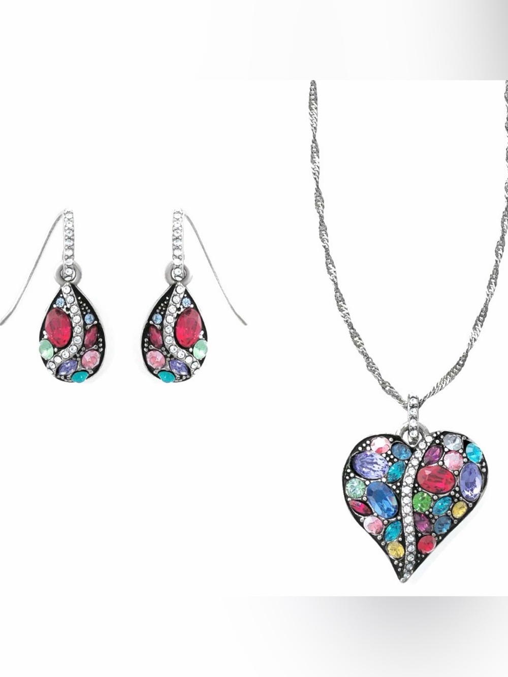 💕BRIGHTON SET! SLVR SWAROVSKI CRYSTAL ‘TRUST YOUR JOURNEY’ MSRP: $180!
